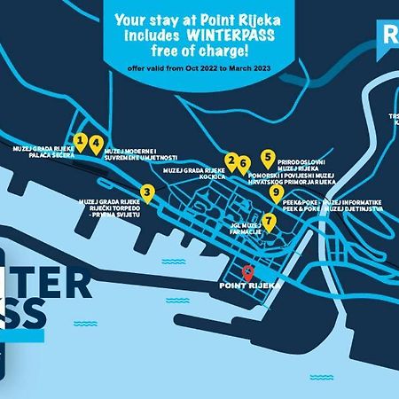 Point Rijeka Apartman Kültér fotó