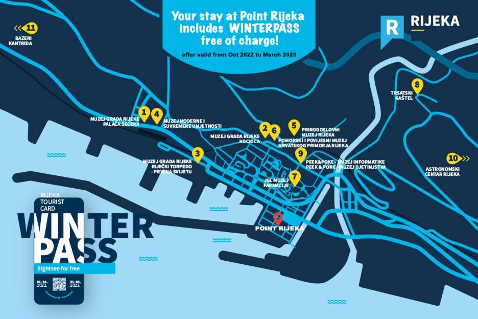 Point Rijeka Apartman Kültér fotó